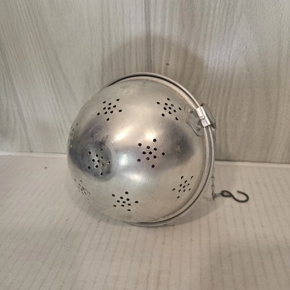 Big Seasoning Bag Aluminum Ball Rice Steamer Coffee Tea Filter Leaf Strainer